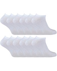 Sock Snob - 12 Pair Multipack Quarter Trainer Socks - Lyst