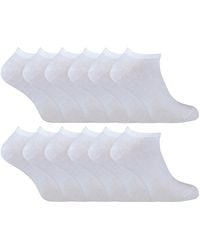 Sock Snob - 12 Pair Multipack Quarter Trainer Socks - Lyst