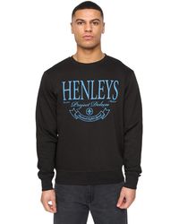Henleys - Henbank Crew Neck Sweatshirt - Lyst