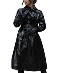 DIESEL - L-Carolyn Cappotto Long Trench Coat Casual Ladies Jackets Viscose - Lyst
