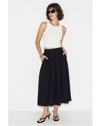 Bianco Lucci - High Waist A-Line Maxi Skirt With Pockets - Lyst