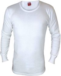 Heat Holders - Cotton Thermal Underwear Long Sleeve Top Vest - Lyst