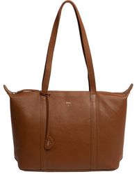NiNa Amora - 'Leonor' Leather Tote Bag - Lyst