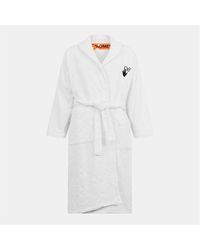 Off-White c/o Virgil Abloh - Mono Bathrobe, Monogram Design - Lyst