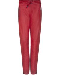 Infinity Leather - Nappa Trousers Joggers - Lyst