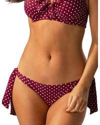 Pour Moi - Hot Spots Tie Side Bikini Brief - Lyst