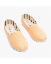 TOMS - Alpargata Ladies Canvas Espadrille Shoes Light - Lyst