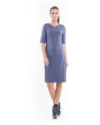 Conquista - Stretch Fabric Shift Dress - Lyst