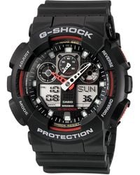 G-Shock - G-Shock Watch Ga-100-1A4Er - Lyst