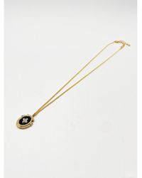 SVNX - Vintage Style Plated Necklace With Diamante - Lyst