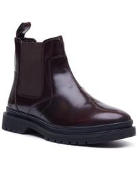 Hush Puppies - Jamie Leather Bordeaux Boots - Lyst