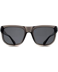 Persol - Square Opal Smoke Dark Polarized Po3306S - Lyst