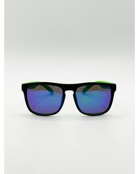 SVNX - Matte Wayfarer Sunglasses With Case - Lyst