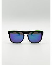 SVNX - Matte Wayfarer Sunglasses With Case - Lyst