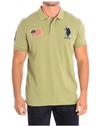 U.S. POLO ASSN. - Jare Short Sleeve With Contrasting Lapel Collar 64777 - Lyst