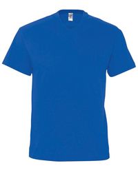 Sol's - Victory Cotton V-Neck T-Shirt - Lyst