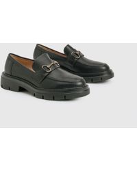 Boohoo - T Bar Chunky Loafer - Lyst