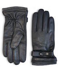 Infinity Leather - Italian Warm Wool Lining Winter Bike Riding Driving Casual Gloves - Lyst