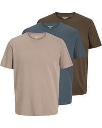 Jack & Jones - Multi Pack T Shirts Short Of 3 - Lyst