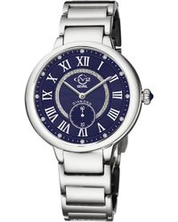 Gv2 - Rome 12205B Swiss Quartz Diamond Stainless Steel Watch - Lyst