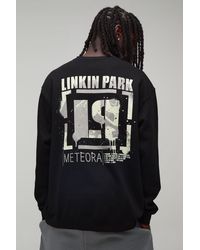 BoohooMAN - Oversized Linkin Park License Print Sweatshirt - Lyst