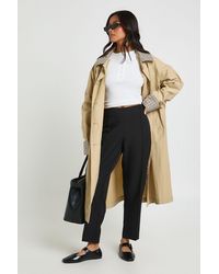 Boohoo - Petite Basics Tailored Tapered Trouser - Lyst