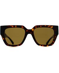 Versace - Square Havana Dark Ve4409 - Lyst
