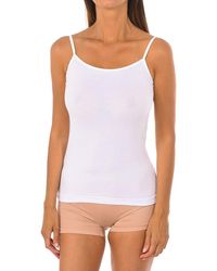 Q En - Bamboo Thin Strap Undershirt Q700 - Lyst