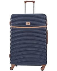 Infinity Leather - Hardshell Cabin Suitcase Robust 4 Wheel Abs Luggage Travel Bag - Lyst