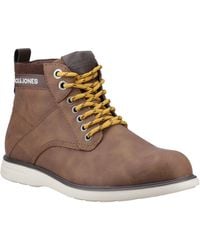 Jack & Jones - Denver Synthetic Cappuccino Boots - Lyst
