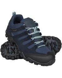 Mountain Warehouse - 'Belfour' Walking Shoes With Rubber Outsole Everyday Hiking Sneakers Leather - Lyst