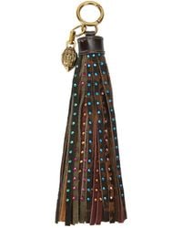 Kurt Geiger - Suede Tassel Crystals Charm Gift Set - Lyst
