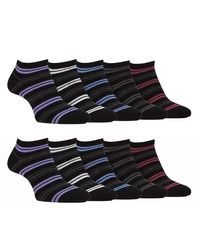 Farah - 10 Paar Herren Bambus-Trainersocken - Lyst