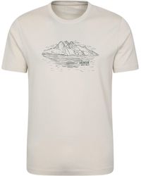 Mountain Warehouse - Regional Snowdon T-Shirt Cotton Crew Neck Breathable Everyday Tee - Lyst