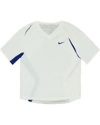 Nike - Short Sleeve V-Neck Running T-Shirt 714460 101 - Lyst