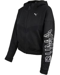PUMA - Zip Up Hoodie Cotton - Lyst