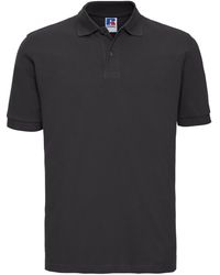 Russell - 100% Cotton Short Sleeve Polo Shirt - Lyst