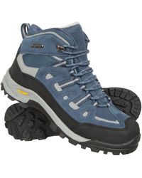 Mountain Warehouse - 'Gale' Isogrip Boots With Rubber Sole Waterproof Walking Shoes Leather - Lyst