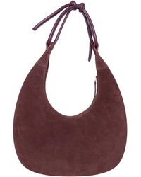 Barneys Originals - Real Suede Shoulder Bag Leather - Lyst
