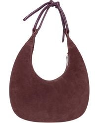Barneys Originals - Real Suede Shoulder Bag Leather - Lyst