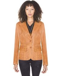 Infinity Leather - Blazer Jacket-Seregno - Lyst