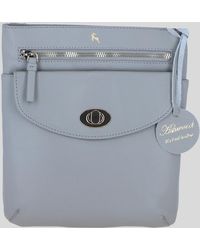 Ashwood Leather - Flat Crossbody Bag With Adjustable Strap - Lyst