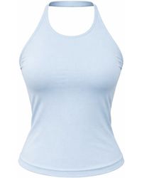 MixRay - Backless Halterneck Knit Blouse - Lyst