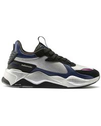 PUMA - Rs-x Tech Motorola Lace-up Silver Synthetic Trainers 370272 01 - Lyst