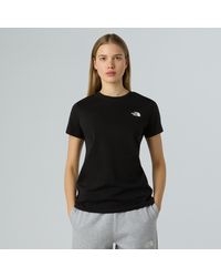 The North Face - W Ss Sd Slim Tee - Lyst