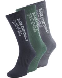 Blank Essentials - 3 Pairs Cotton Sport Crew Socks - Lyst