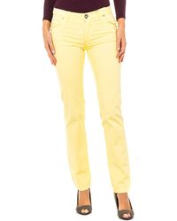La Martina - Stretch Elastische Broek Met Dun Gesneden Zomen Lwt006 Vrouw - Lyst