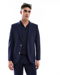 ASOS - Washable Slim Suit Jacket With Lightweight Worsted Wool - Lyst