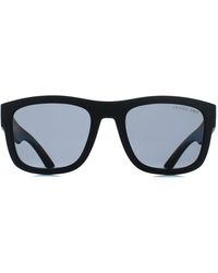 Prada - Rectangle Rubber Dark Polarized Ps01Zs - Lyst