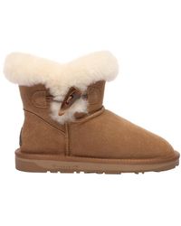 EVER AU - Robin Horn Toggle Button Mini Boots - Lyst